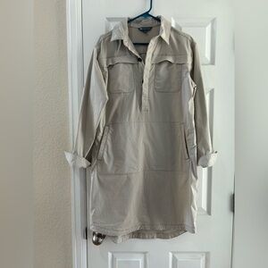 Title Nine Wren Beige/cream utility dress